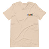 "PRETTY" (Muti-Color Embroidered)  -  Women's Short-Sleeve T-Shirt