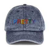 The "PRETTY" - Womens Vintage Cotton Twill Cap