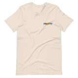 "PRETTY" (Muti-Color Embroidered)  -  Women's Short-Sleeve T-Shirt