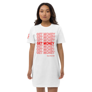 "Get Money" Organic cotton T-Shirt dress